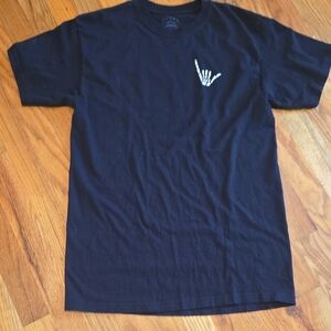 Classic Black Tee with Graphic Design